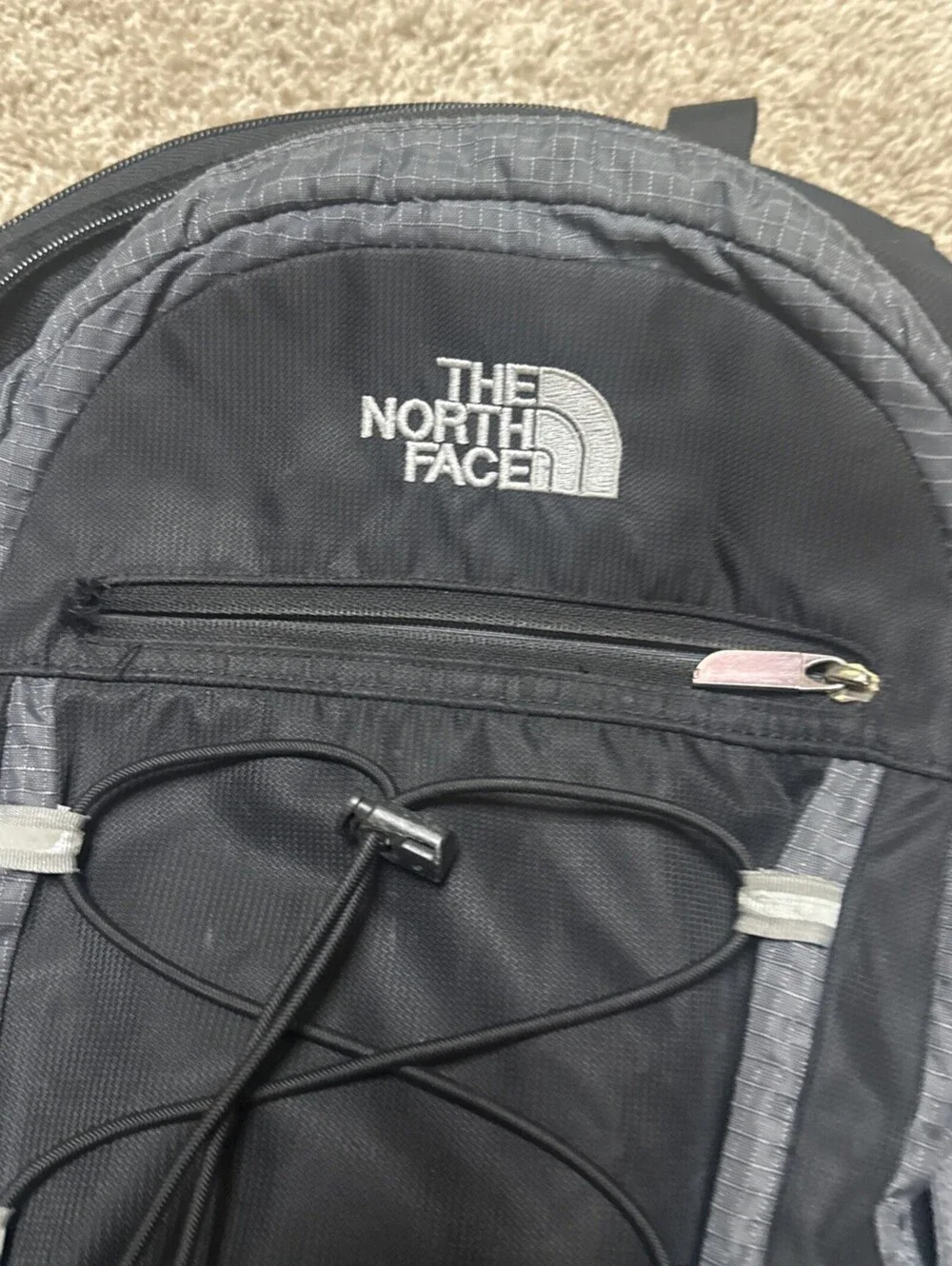 The North Face Borealis Backpack Black Camping Hiking School Travel Laptop NICE